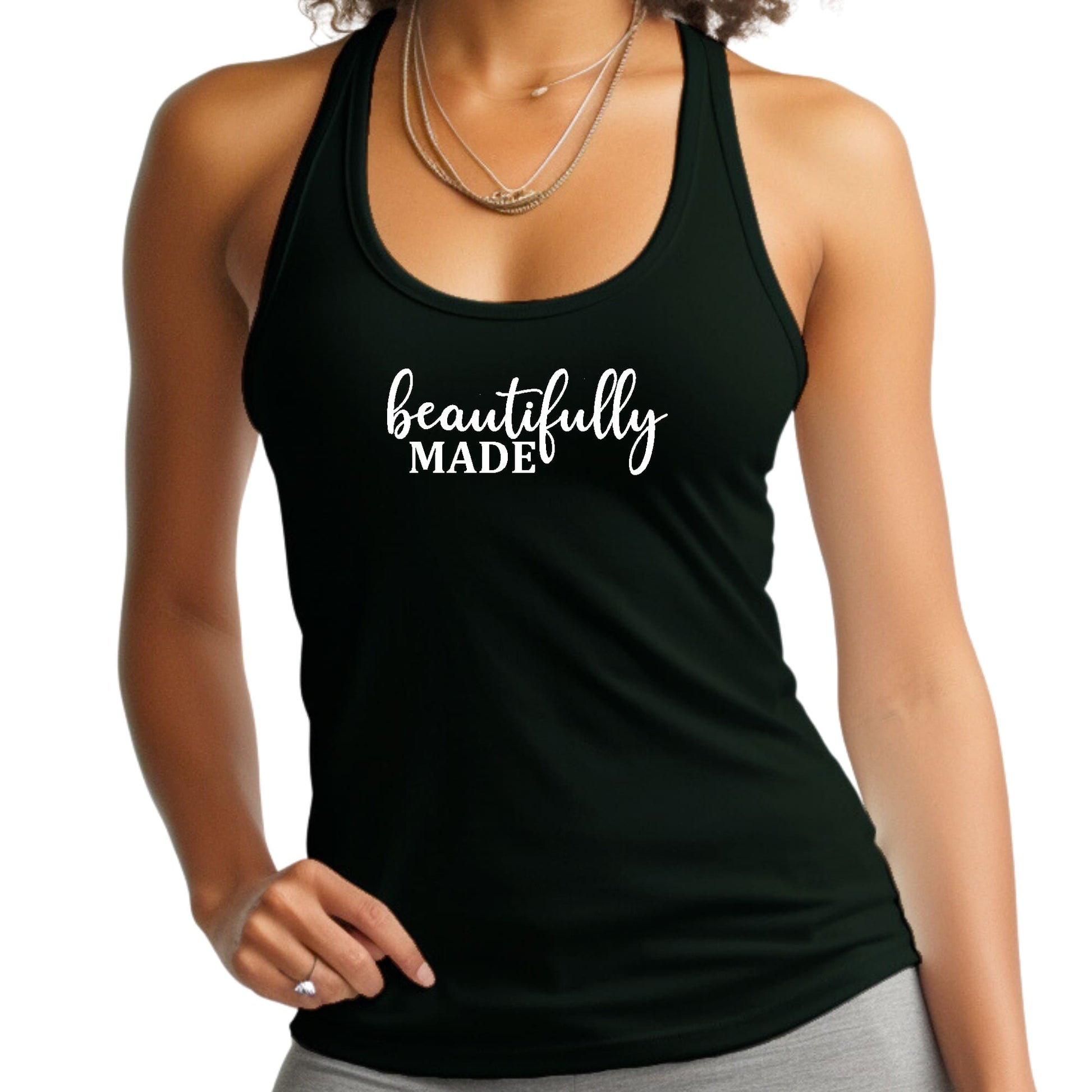 Womens Fitness Tank Top Graphic T-shirt Beautifully Made Inspiration-0