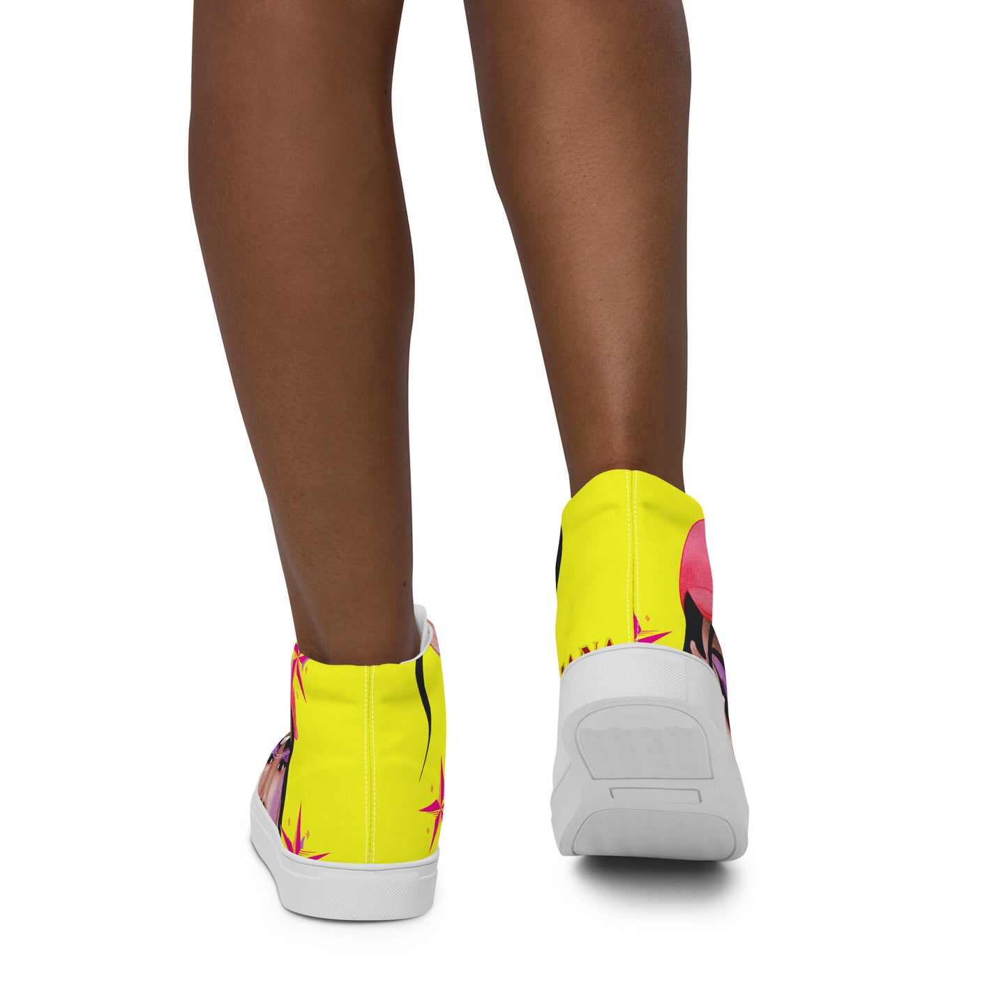 THE BRIANA Women’s High Top Canvas Shoes by SobG Designs