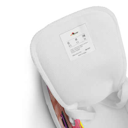 THE BRIANA Women’s High Top Canvas Shoes by SobG Designs