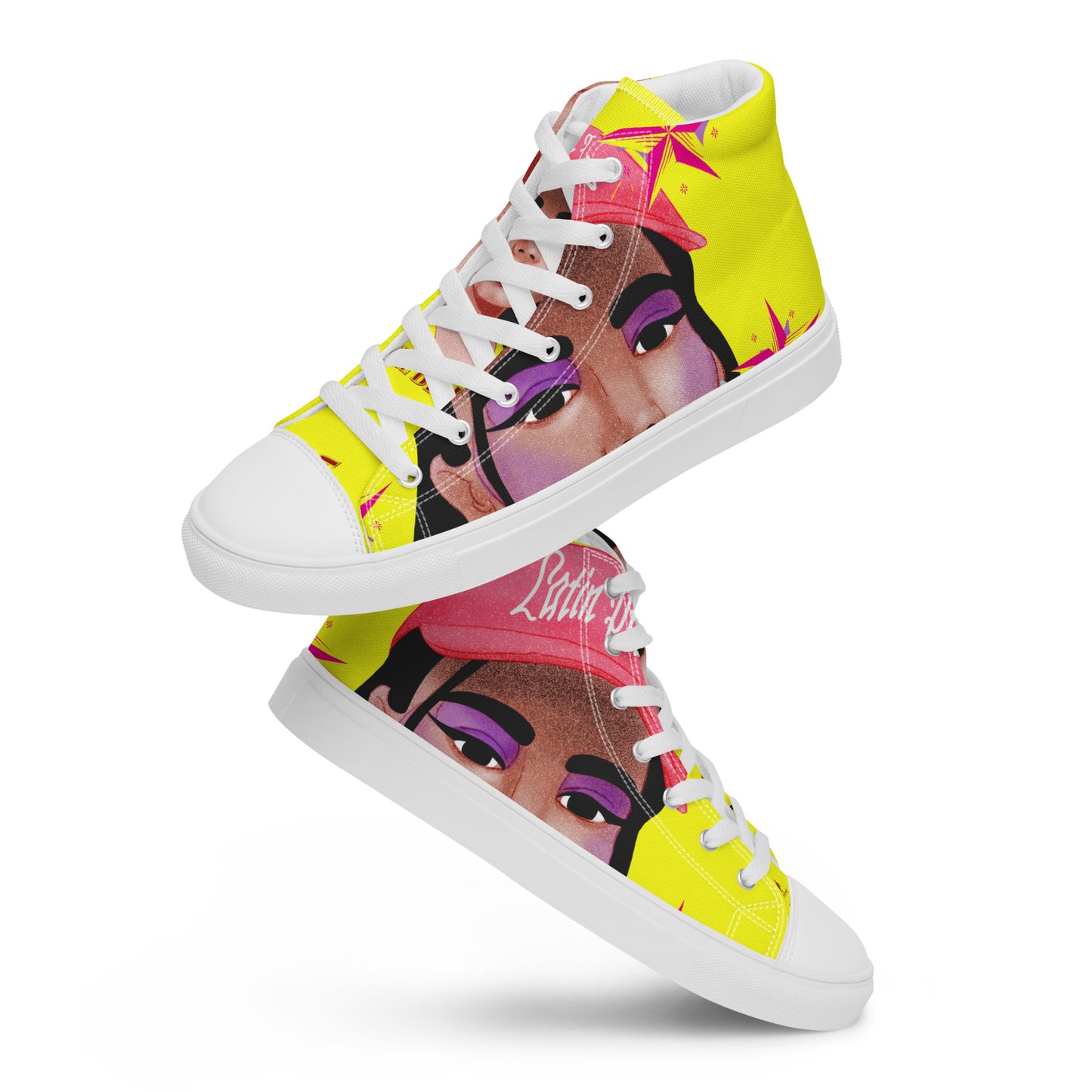 THE BRIANA Women’s High Top Canvas Shoes by SobG Designs