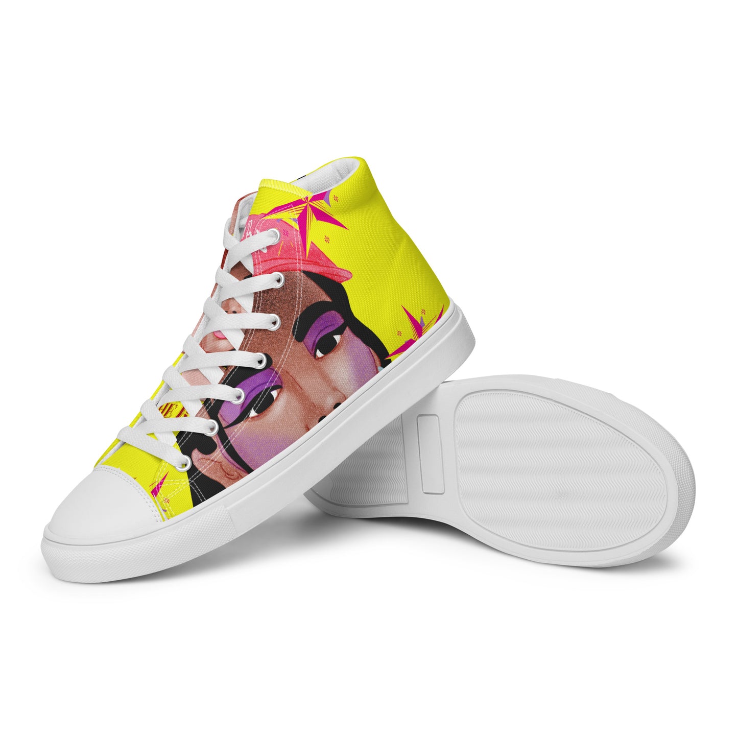 THE BRIANA Women’s High Top Canvas Shoes by SobG Designs