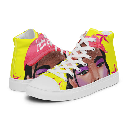 THE BRIANA Women’s High Top Canvas Shoes by SobG Designs