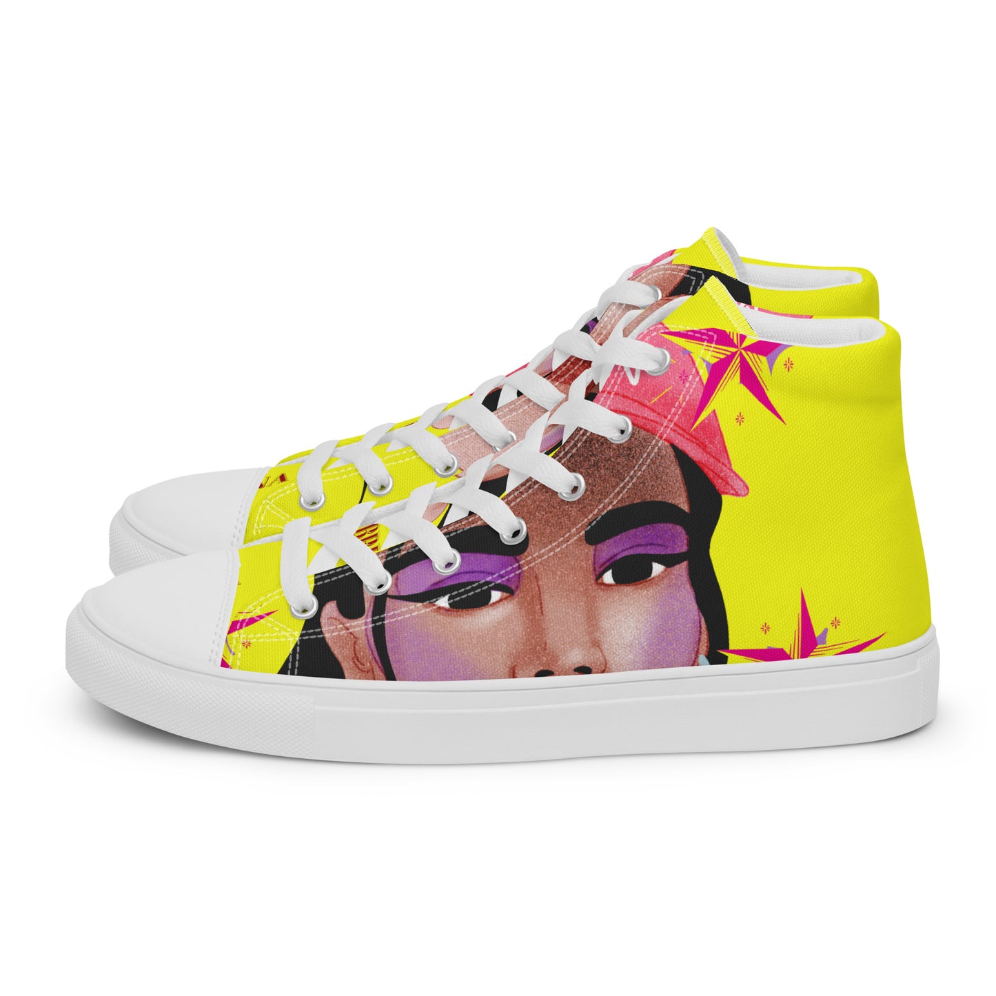 THE BRIANA Women’s High Top Canvas Shoes by SobG Designs