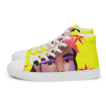 THE BRIANA Women’s High Top Canvas Shoes by SobG Designs