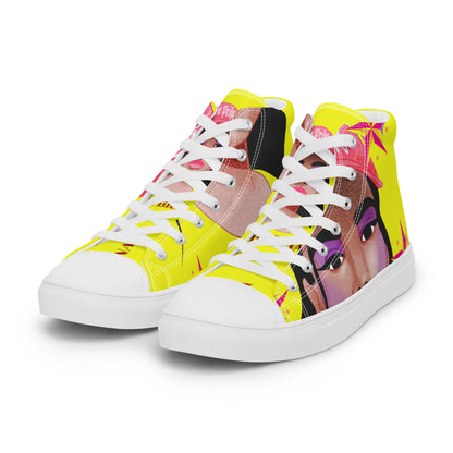 THE BRIANA Women’s High Top Canvas Shoes by SobG Designs