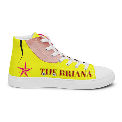 THE BRIANA Women’s High Top Canvas Shoes by SobG Designs