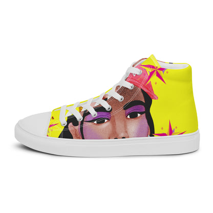 THE BRIANA Women’s High Top Canvas Shoes by SobG Designs
