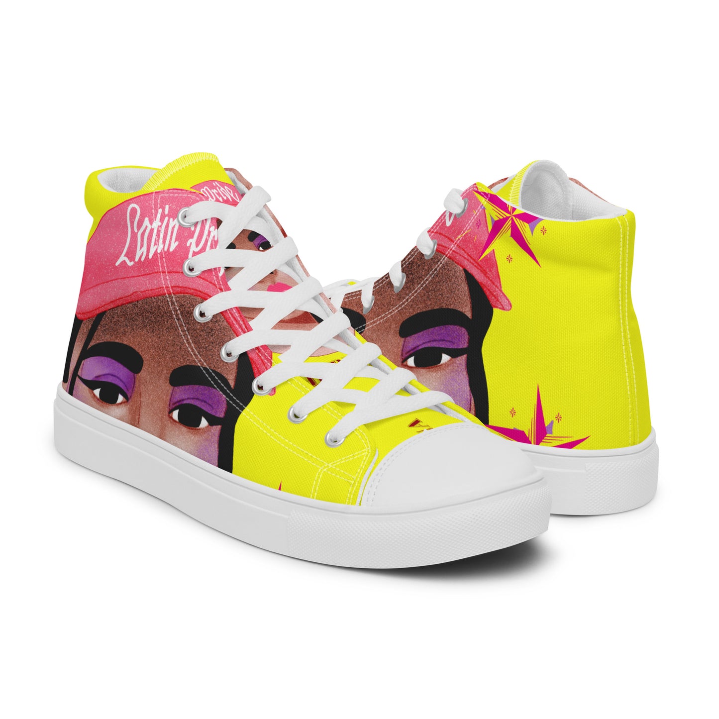 THE BRIANA Women’s High Top Canvas Shoes by SobG Designs
