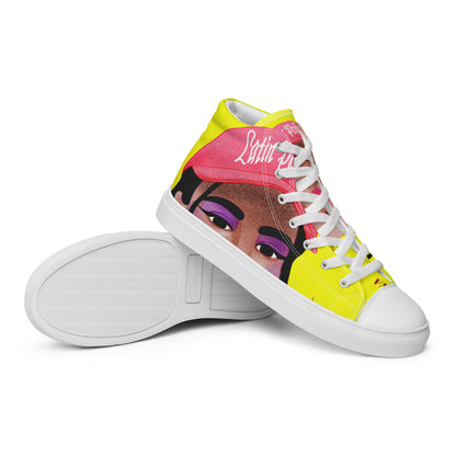 THE BRIANA Women’s High Top Canvas Shoes by SobG Designs