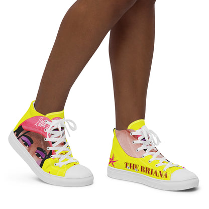 THE BRIANA Women’s High Top Canvas Shoes by SobG Designs