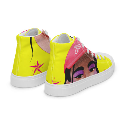 THE BRIANA Women’s High Top Canvas Shoes by SobG Designs