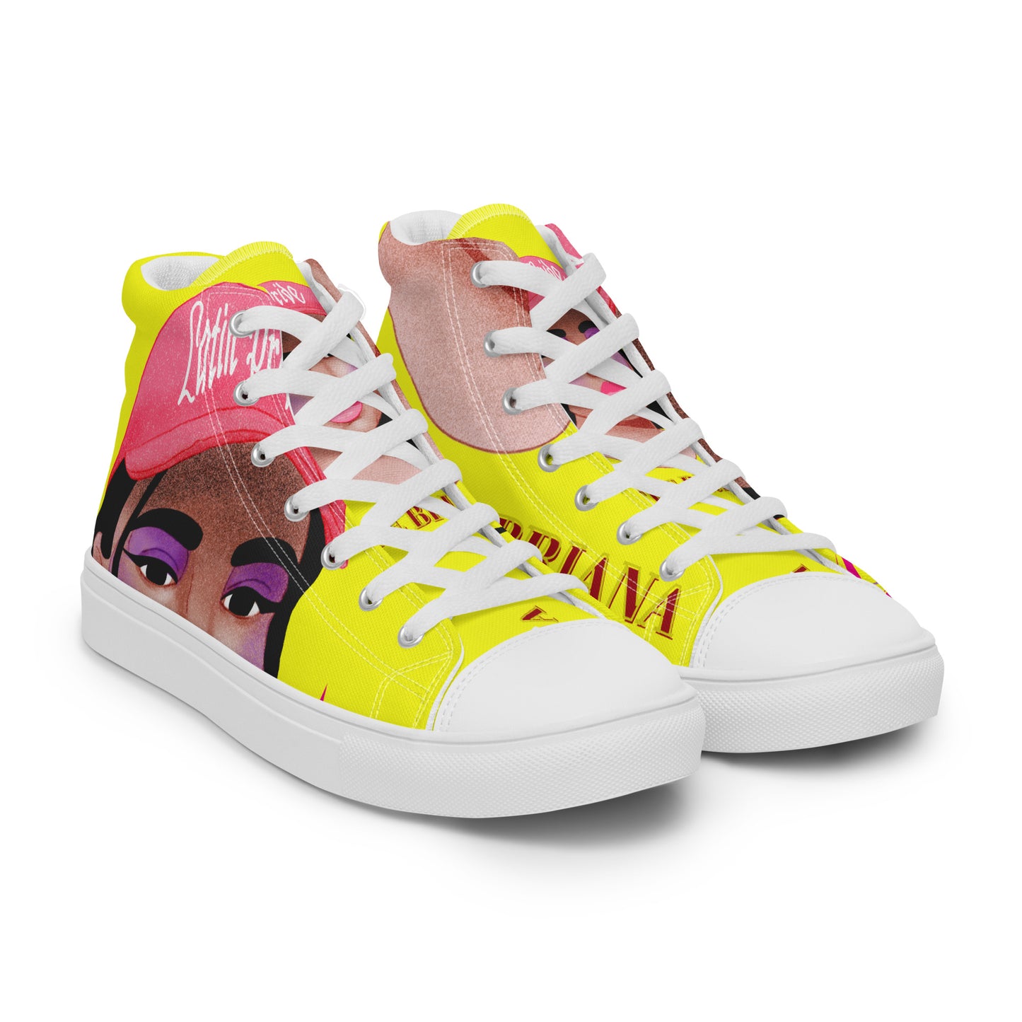 THE BRIANA Women’s High Top Canvas Shoes by SobG Designs