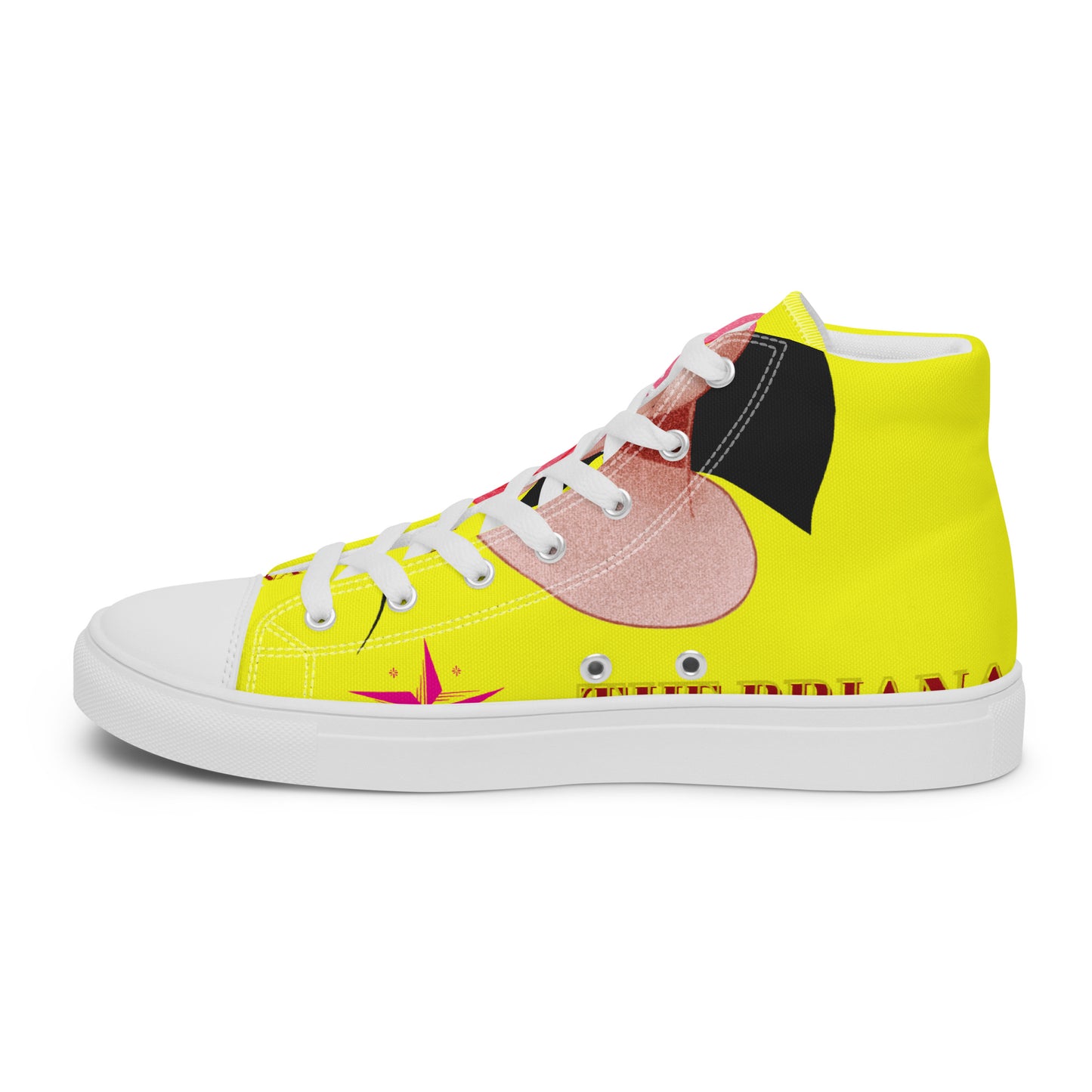THE BRIANA Women’s High Top Canvas Shoes by SobG Designs