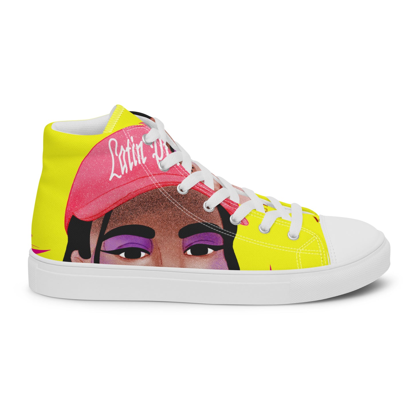 THE BRIANA Women’s High Top Canvas Shoes by SobG Designs