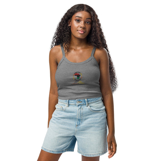 THE DIASPORAN WAY Women’s Micro-rib Tank Top by SobG Designs