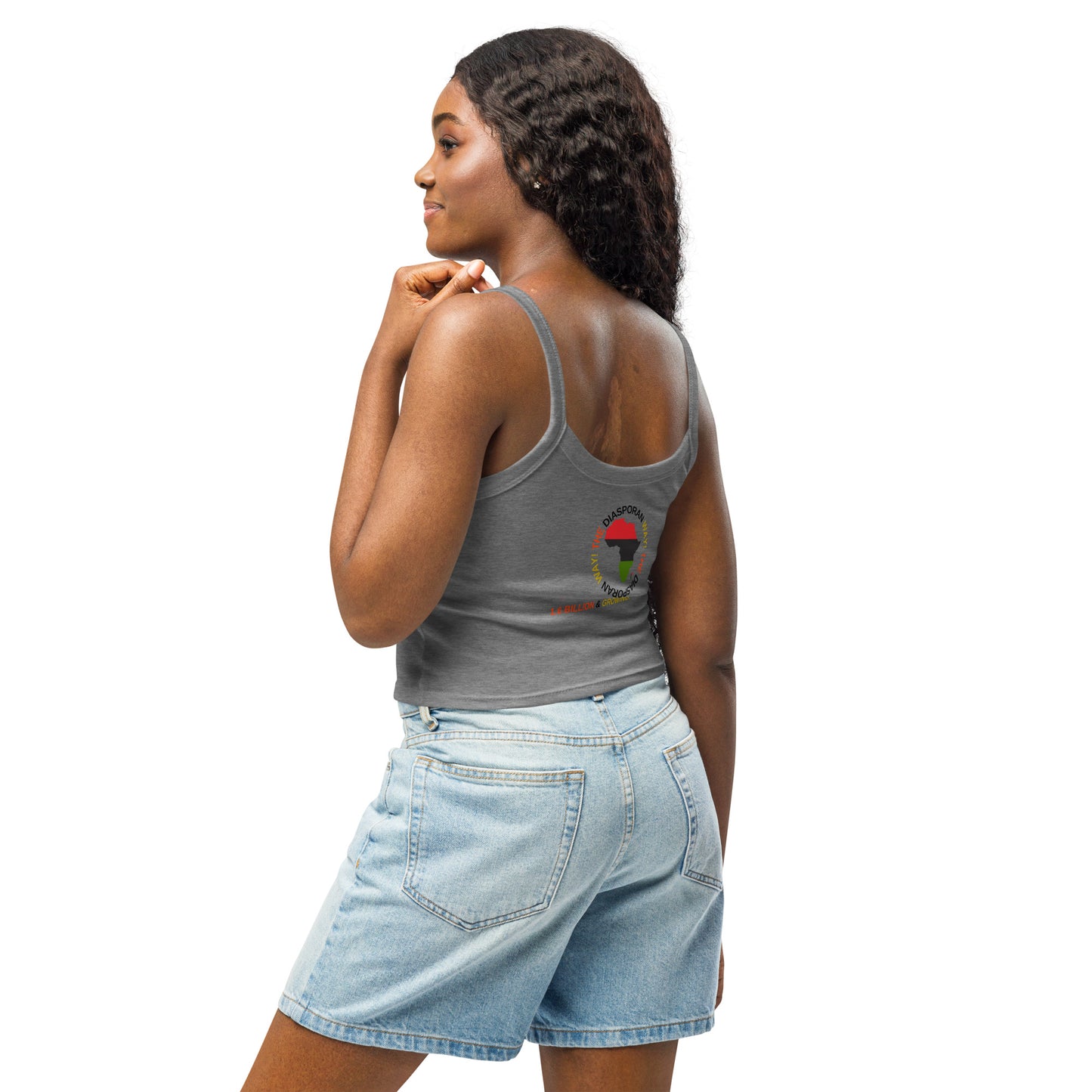THE DIASPORAN WAY! Women’s Micro-rib Tank Top by SobG Designs