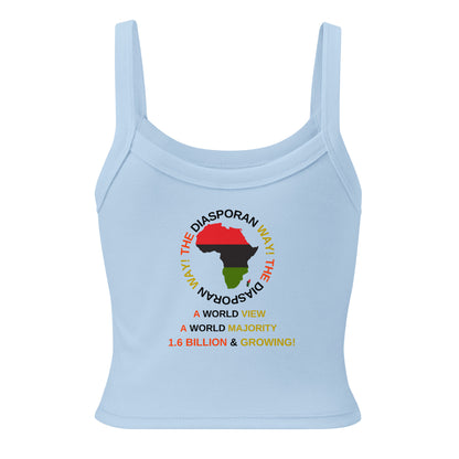 THE DIASPORAN WAY! Women’s Micro-rib Tank Top by SobG Designs