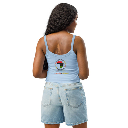 THE DIASPORAN WAY! Women’s Micro-rib Tank Top by SobG Designs