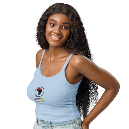 THE DIASPORAN WAY Women’s Micro-rib Tank Top by SobG Designs