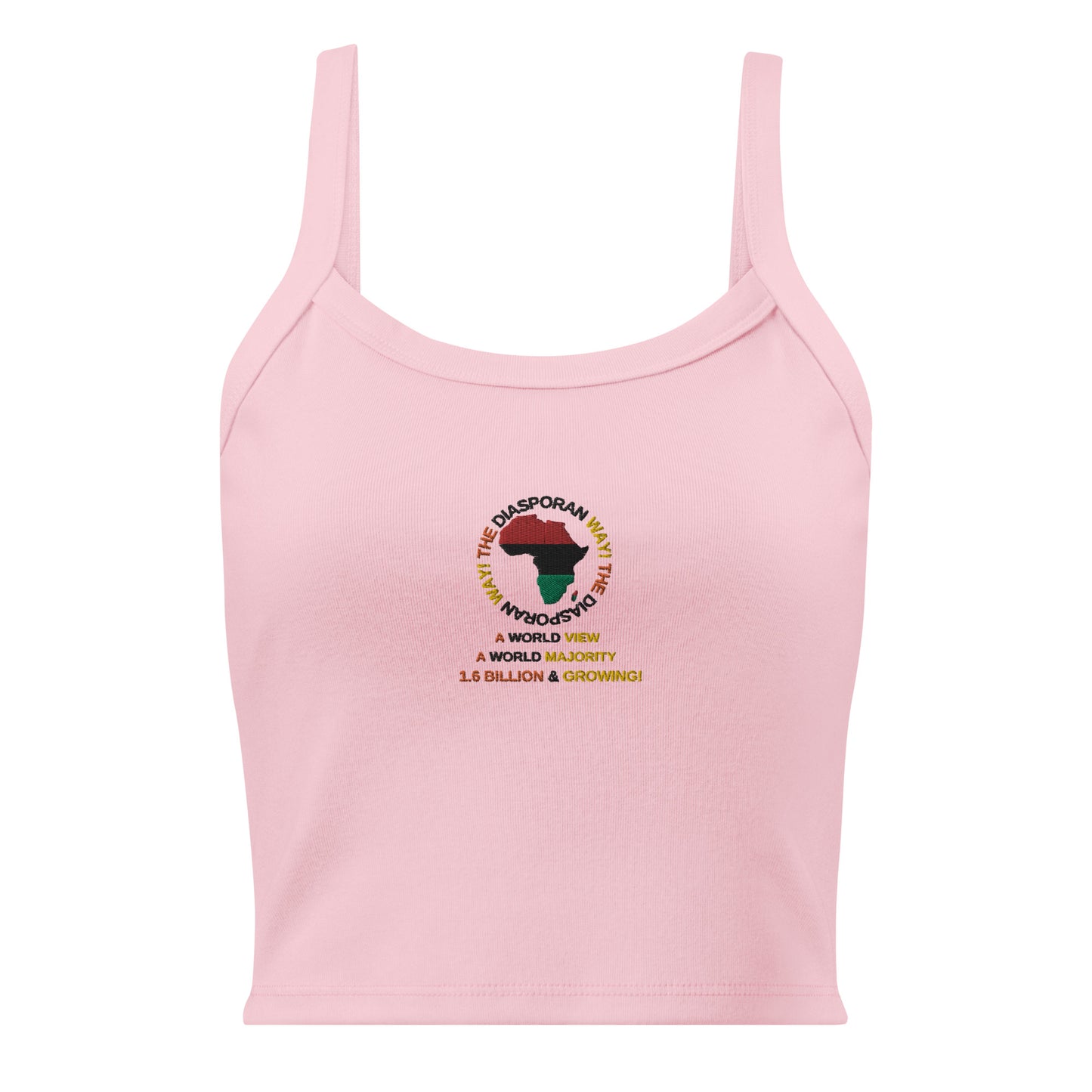 THE DIASPORAN WAY Women’s Micro-rib Tank Top by SobG Designs