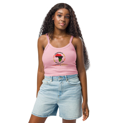 THE DIASPORAN WAY! Women’s Micro-rib Tank Top by SobG Designs