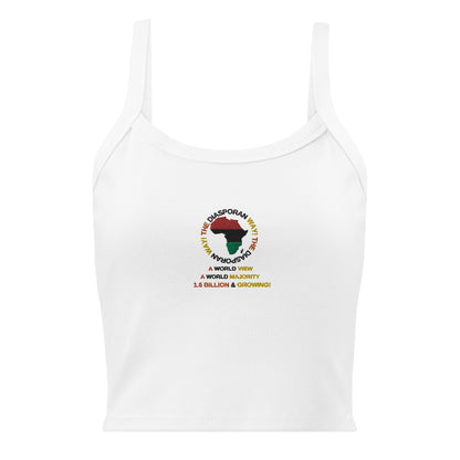 THE DIASPORAN WAY Women’s Micro-rib Tank Top by SobG Designs