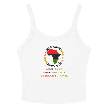 THE DIASPORAN WAY! Women’s Micro-rib Tank Top by SobG Designs