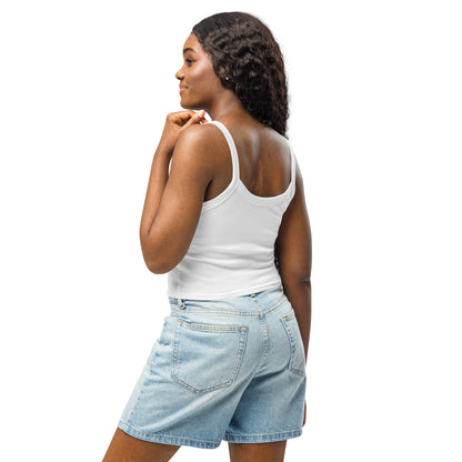 THE DIASPORAN WAY Women’s Micro-rib Tank Top by SobG Designs