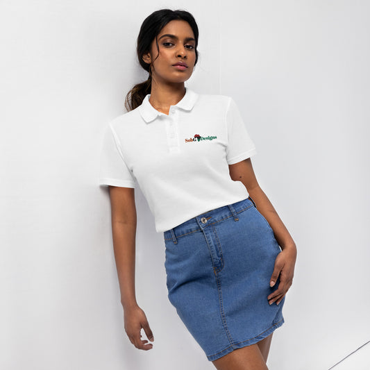 Women’s Pique Polo Shirt by SobG Designs
