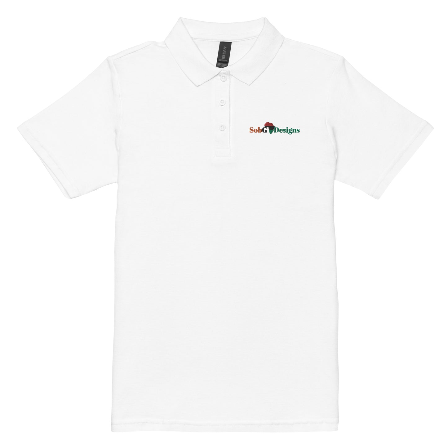 Women’s Pique Polo Shirt by SobG Designs