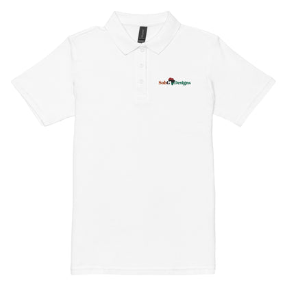 Women’s Pique Polo Shirt by SobG Designs