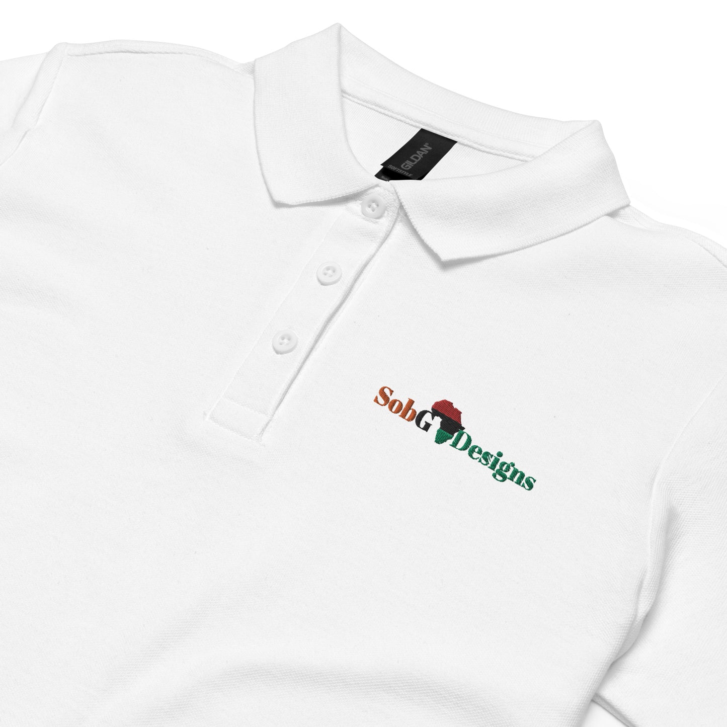 Women’s Pique Polo Shirt by SobG Designs