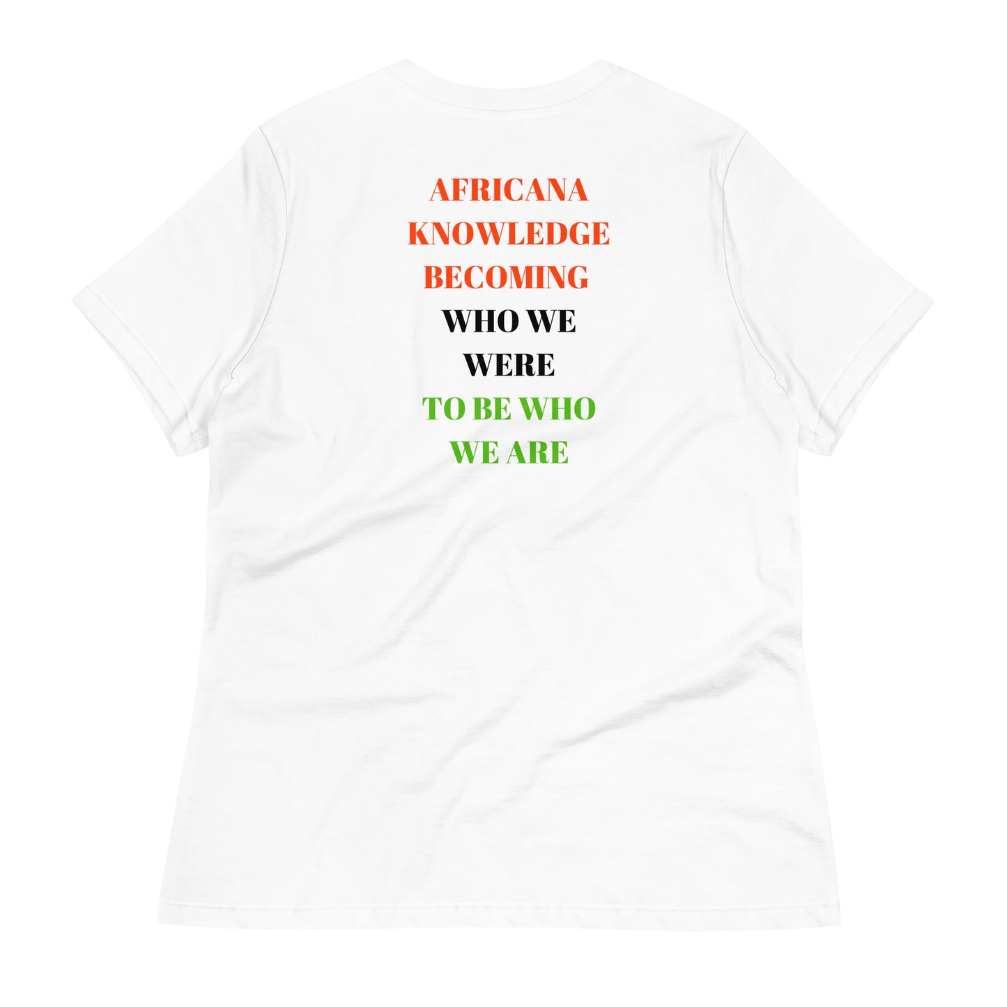 AFRICANA KNOWING Women's Relaxed T-Shirt by SobG Designs