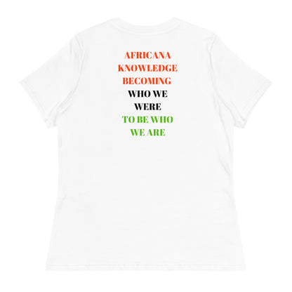 AFRICANA KNOWING Women's Relaxed T-Shirt by SobG Designs
