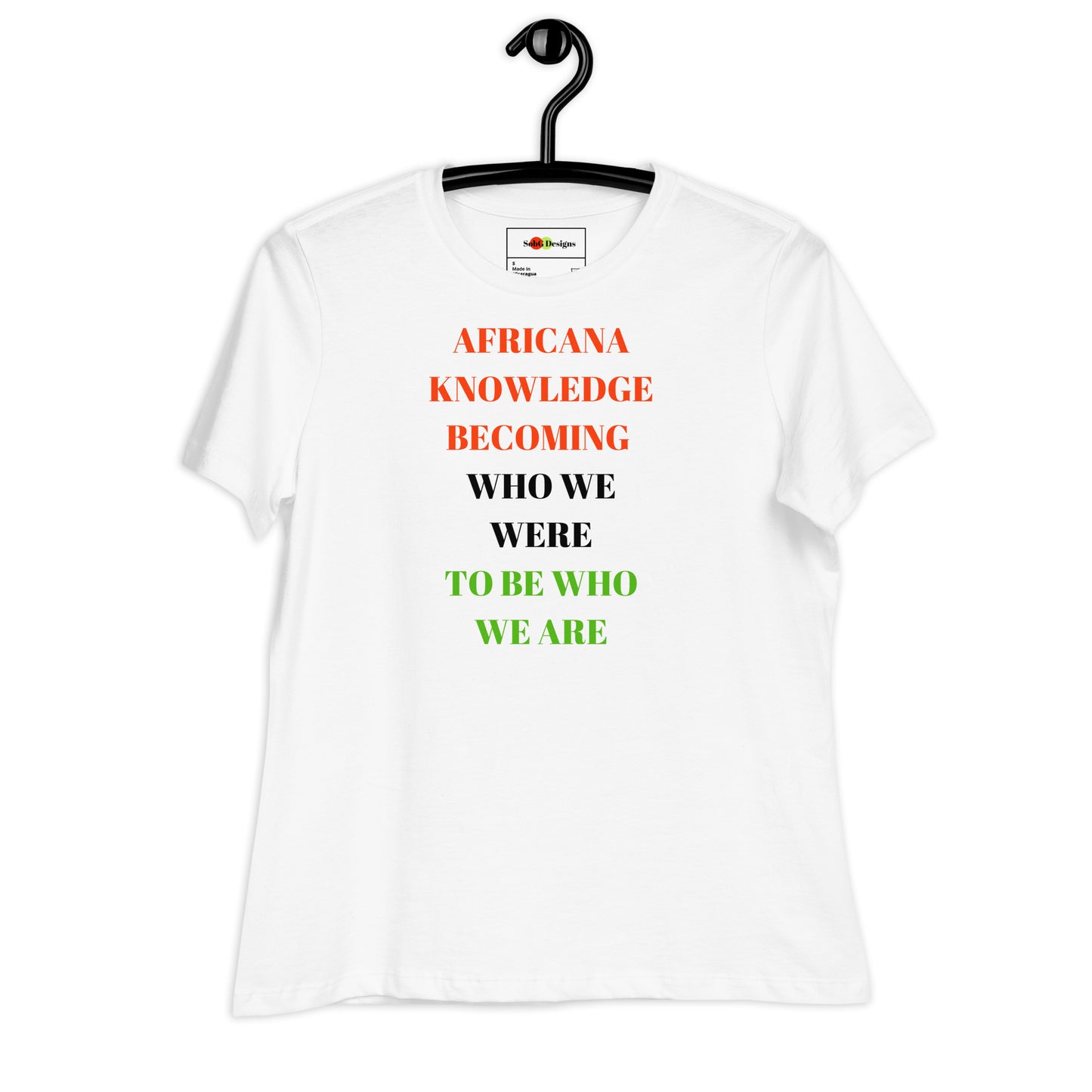 AFRICANA KNOWING Women's Relaxed T-Shirt by SobG Designs
