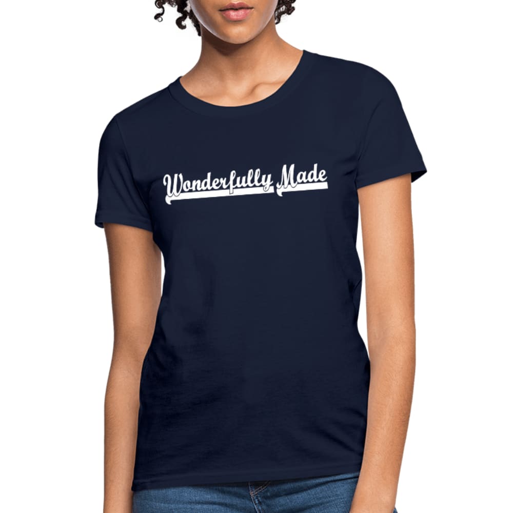 Womens T-shirt - Wonderfully Made Graphic Tee-5