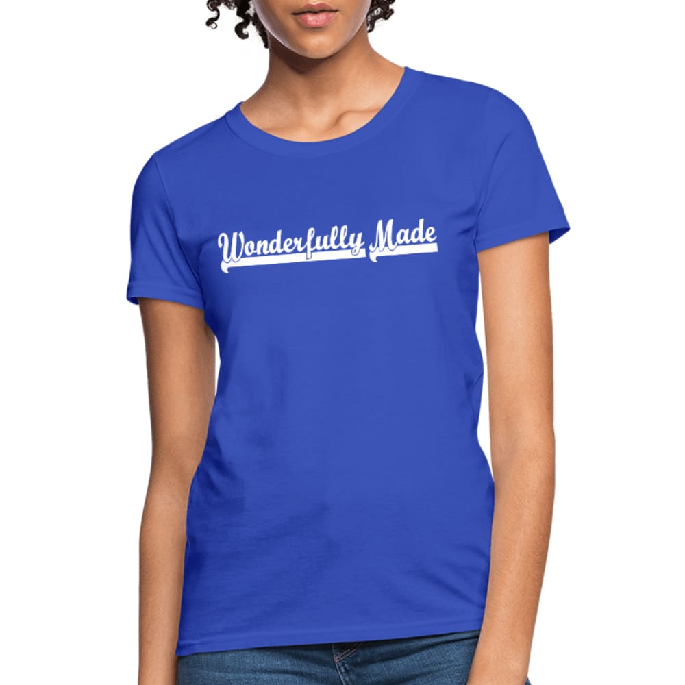 Womens T-shirt - Wonderfully Made Graphic Tee-4