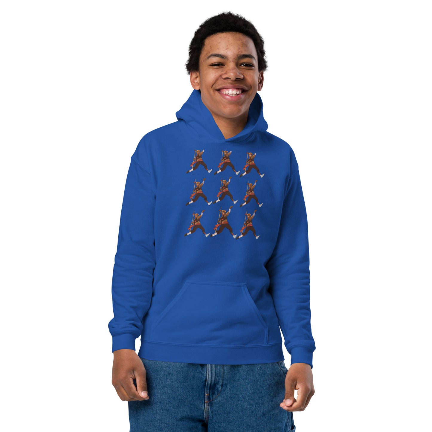 AFRICAN WARRIORS Youth Heavy Blend Hoodie by SobG Designs