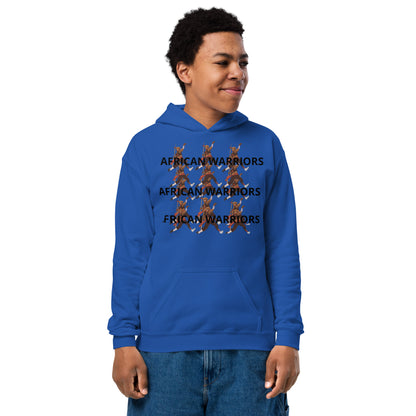 AFRICAN WARRIORS Youth Heavy Blend Hoodie by SobG Designs