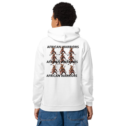 AFRICAN WARRIORS Youth Heavy Blend Hoodie by SobG Designs