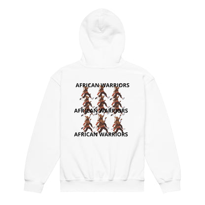 AFRICAN WARRIORS Youth Heavy Blend Hoodie by SobG Designs