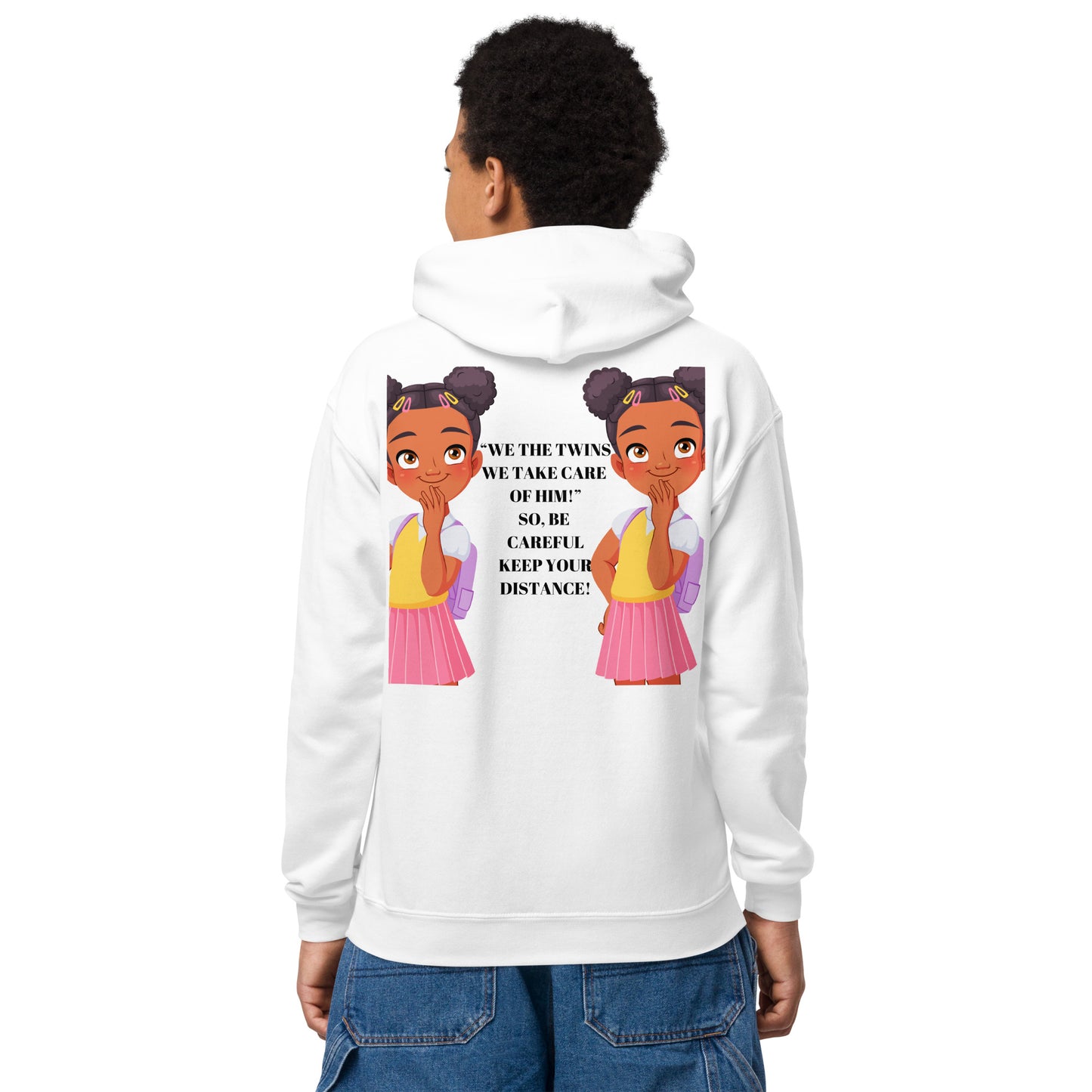 THE TWINS Youth Heavy Blend Hoodie by SobG Designs