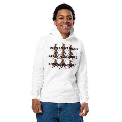 AFRICAN WARRIORS Youth Heavy Blend Hoodie by SobG Designs