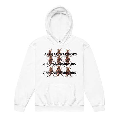 AFRICAN WARRIORS Youth Heavy Blend Hoodie by SobG Designs