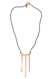F.R.E.E. Woman Trinity Hammered Copper Necklace