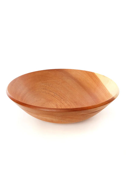 3 Large Mahogany Wood Salad Bowl from Zimbabwe
