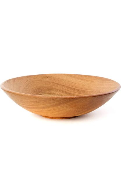 3 Extra Large Mahogany Wood Salad Bowl from Zimbabwe
