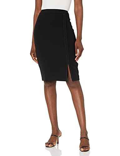 Tommy Hilfiger Line Skirt – Classic and Flattering Business Casual Outfits for Women, Black, 6
