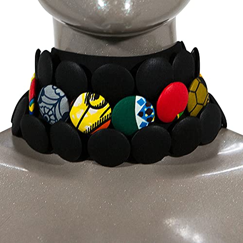 African Women's Handmade Jewelry Skirt African Ankara Necklaces Jewelry Conversion Piece Rope Necklace Shawl