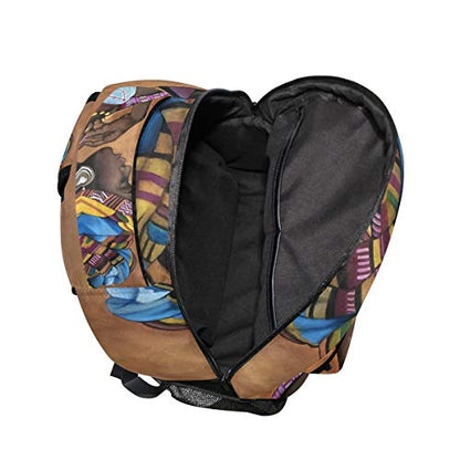 ALAZA Afro African American Woman Large Backpack for Women Girls Personalized Laptop iPad Tablet Travel School Bag with Multiple Pockets
